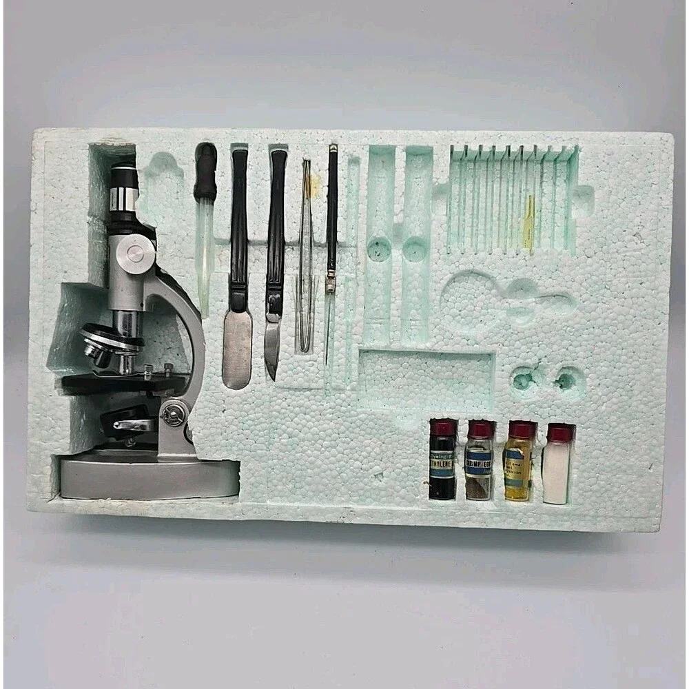 VINTAGE Jason Empire 750 Power Zoom Microscope Set 1971 Made in Japan